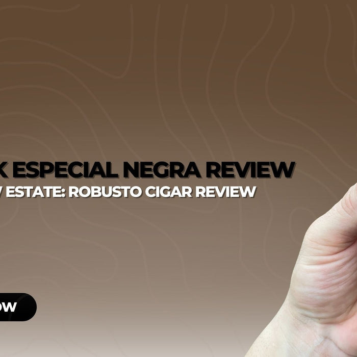 Drew Estate Tabak Especial Negra Cigar Review