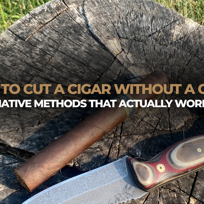 How To Cut A Cigar Without A Cutter