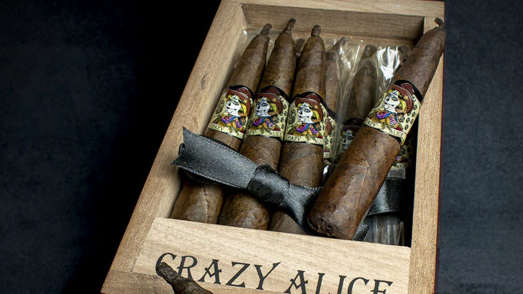 Pyramid cigar showing the long taper from foot to head