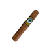 A single Crowned Heads Thunderkiss Robusto cigar with a brown Ecuadorian Habano Maduro wrapper and a label featuring an eye design with the word “THUNDERBIRD” on a white background, showcasing the brand’s signature style.