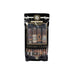 The Perdomo Humidified 4-Pack Maduro Sampler is a sealed, humidified pack of four Nicaraguan cigars featuring bold branding and cigar images on its stylish packaging.