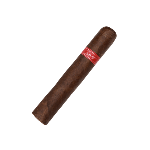 A single Tatuaje Havana VI Nobles cigar, with a brown Ecuadorian Habano wrapper and a red band labeled "Tattoo," is displayed on a white background.