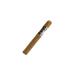 A single Warfighter Tobacco Warfighter 762 Garrison Rosado Robusto cigar, with its decorative label and Ecuadorian Rosado wrapper, rests diagonally on a plain white background.